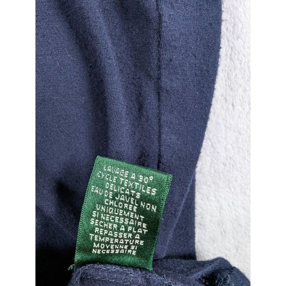 Lauren Ralph Lauren Womens Top Plus Size 2X Navy Flutter Sleeve V-Neck Blouse - Picture 3 of 6